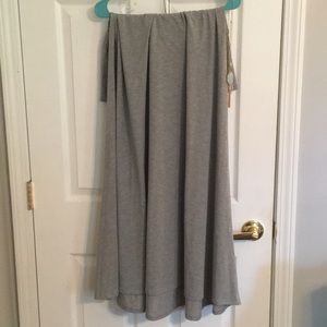 Lularoe solid grey Large maxi